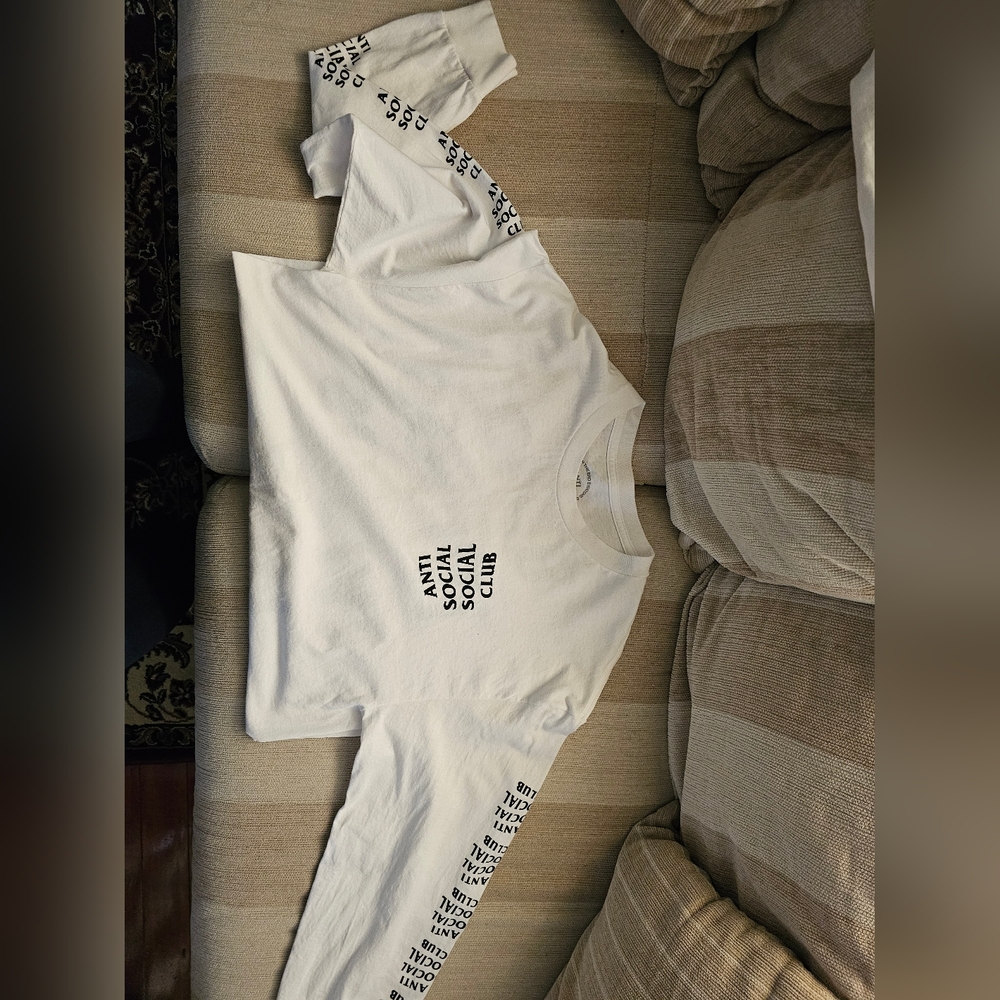Anti Social Social Club  Long Sleeve Tshirt Men Size Large